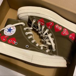 comme des garçons x converse sneakers